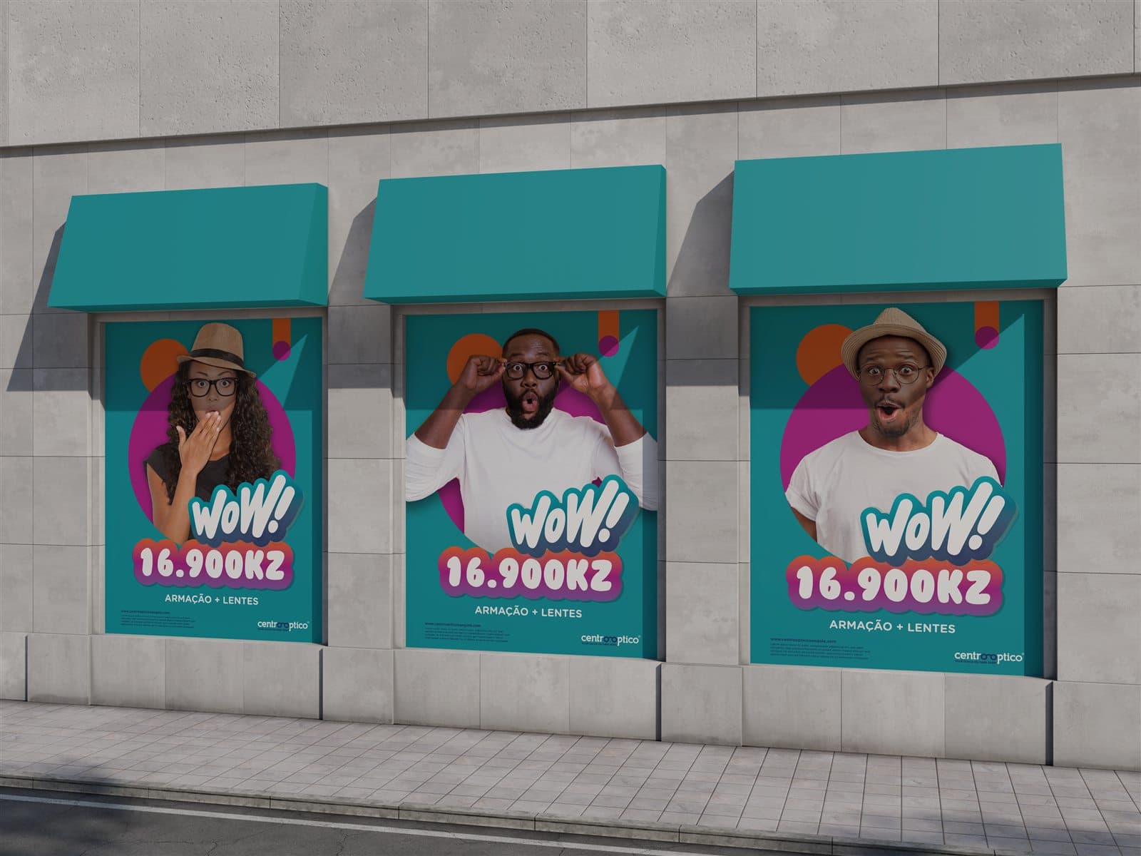Campanha WOW! em quiosques