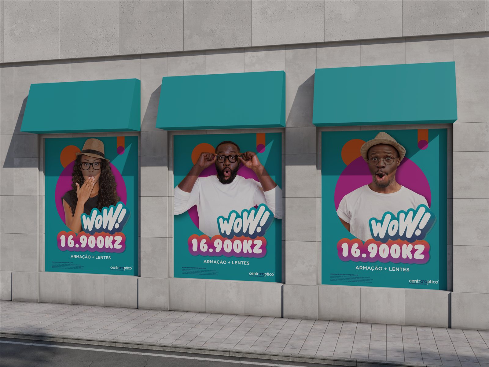 Campanha WOW! em quiosques